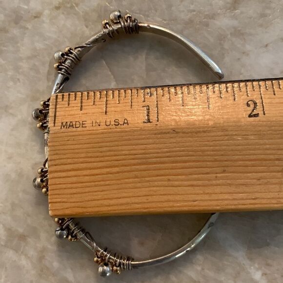 Vintage Sterling Cuff Bracelet - Picture 6 of 6